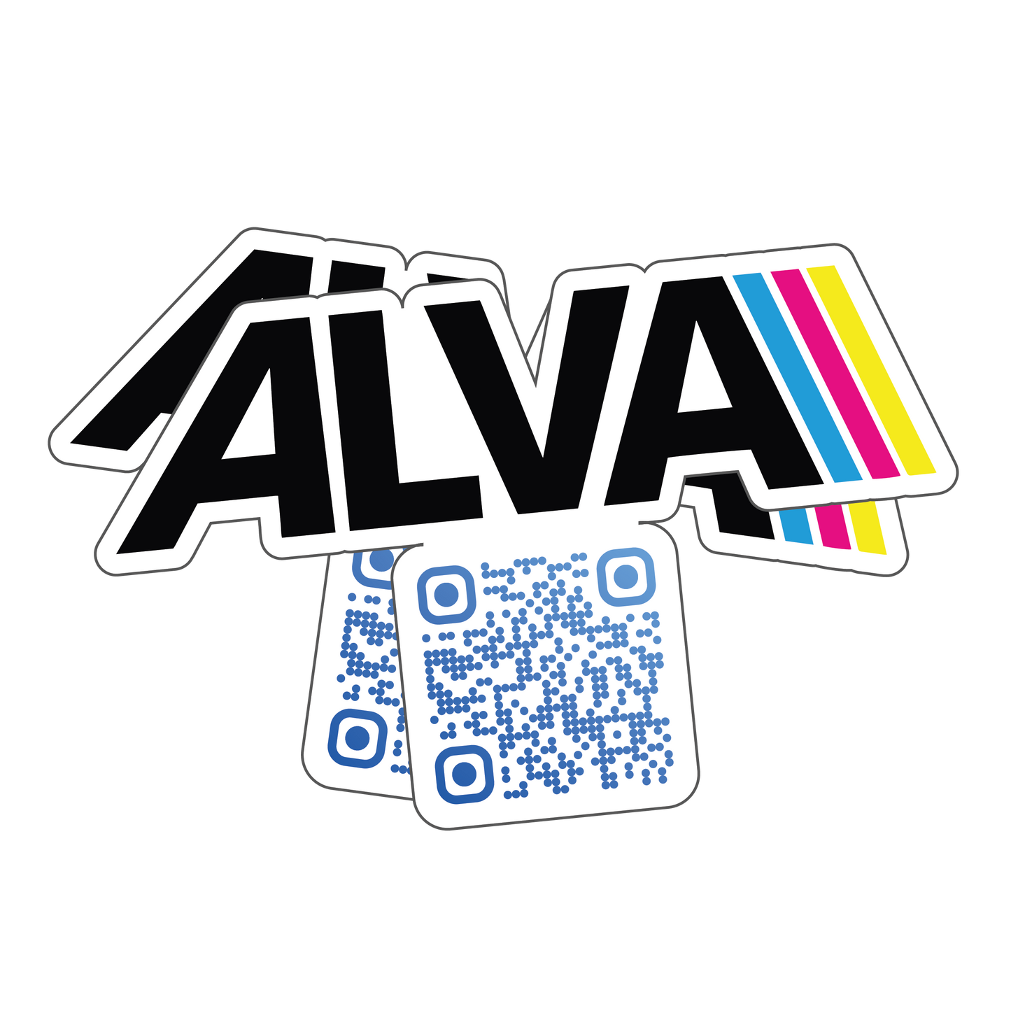 QR Code Aufkleber